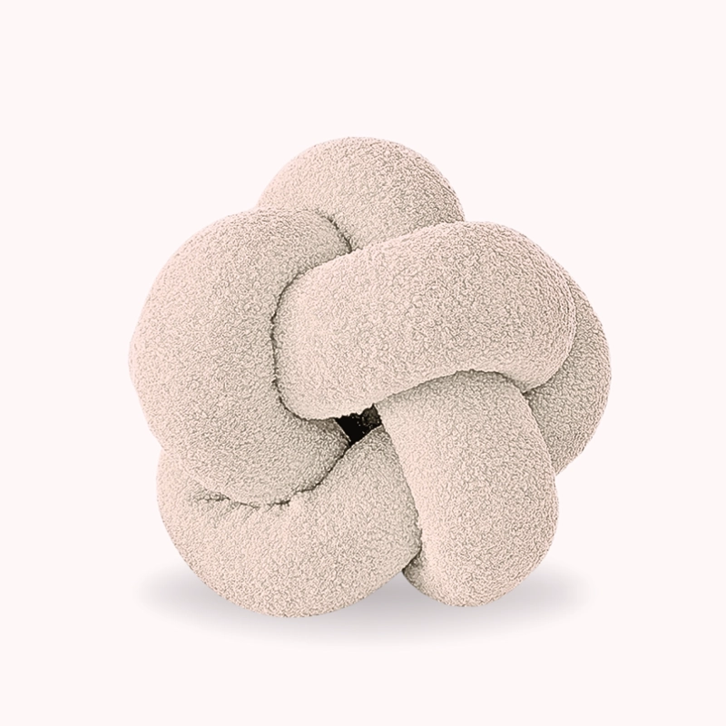 COJIN NUDO CREMA BOUCLE  DECO - 7