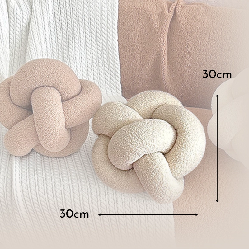 COJIN NUDO CREMA BOUCLE  DECO - 8