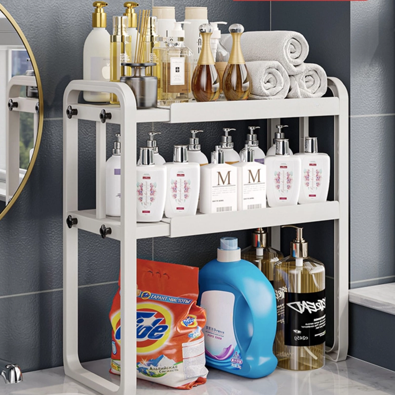 ESTANTE ORGANIZADOR EXTENSIBLE PARA COCINA 2 NIVELES BLANCO - 3