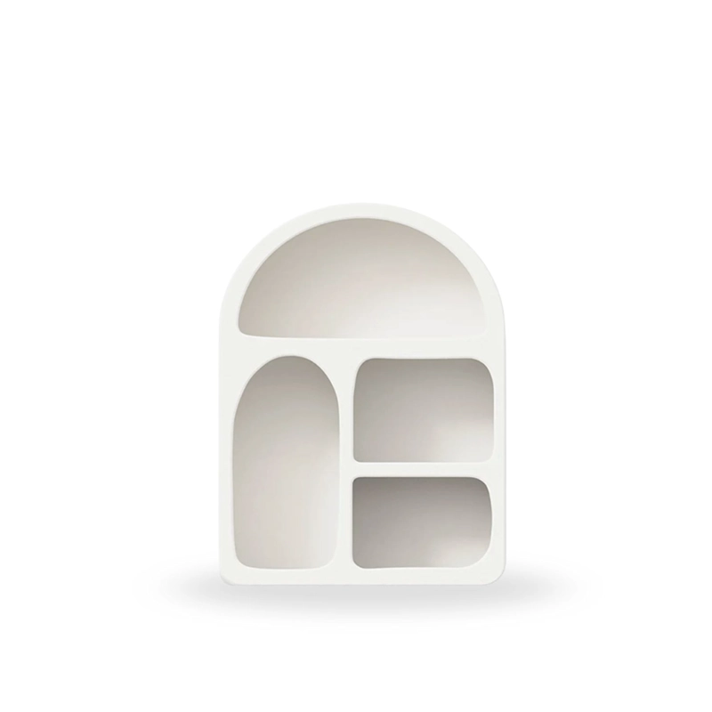 ESTANTE  ESCANDINAVO CON ARCO COLOR MARFIL PEQUEÑO - 2