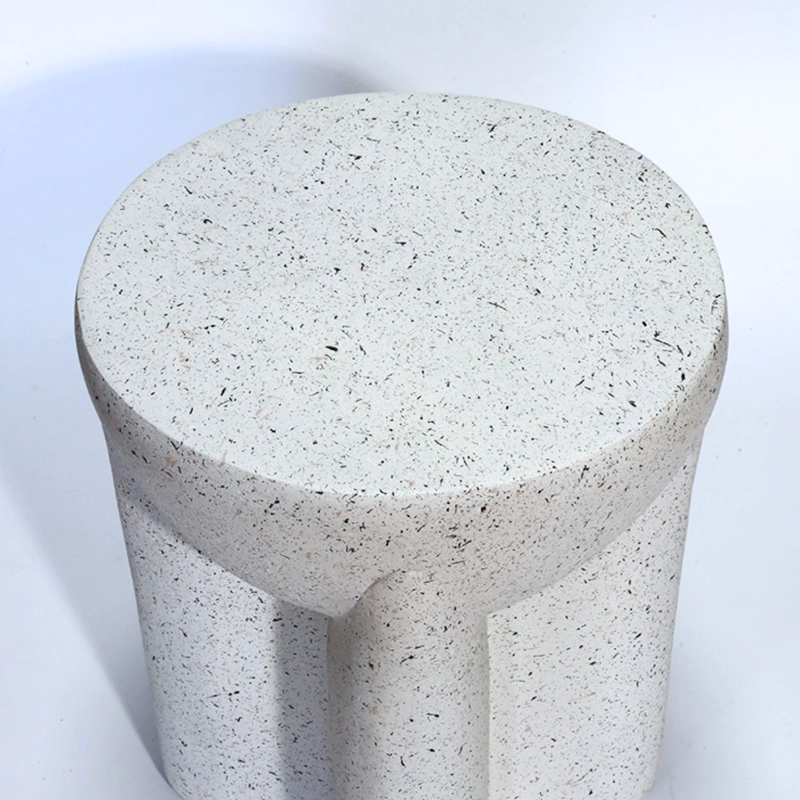 MESA DE CENTRO Y LATERAL CREMA - 2