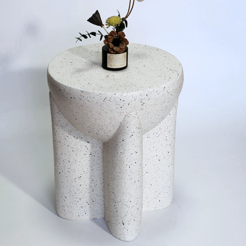 MESA DE CENTRO Y LATERAL CREMA - 3