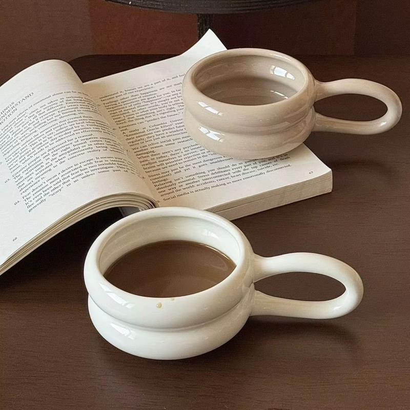 TAZA DE CERAMICA BLANCA 250 ML - 6