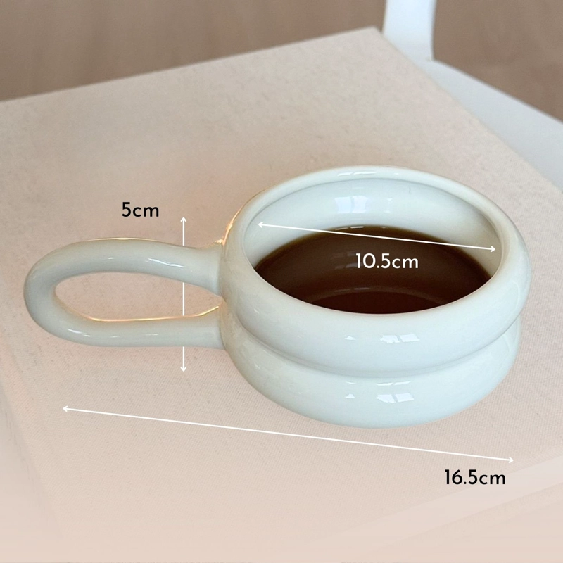 TAZA DE CERAMICA BLANCA 250 ML - 7