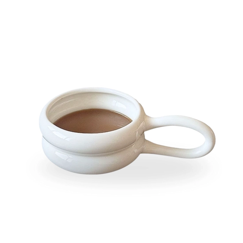 TAZA DE CERAMICA BLANCA 250 ML - 8