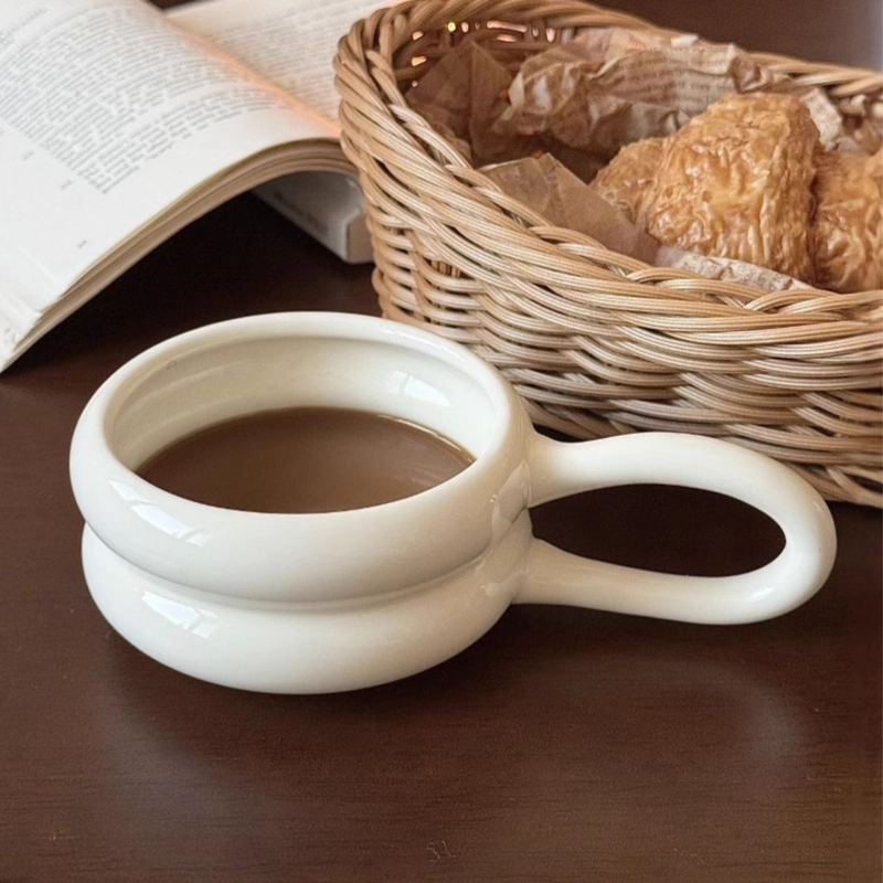 TAZA DE CERAMICA BLANCA 250 ML - 9