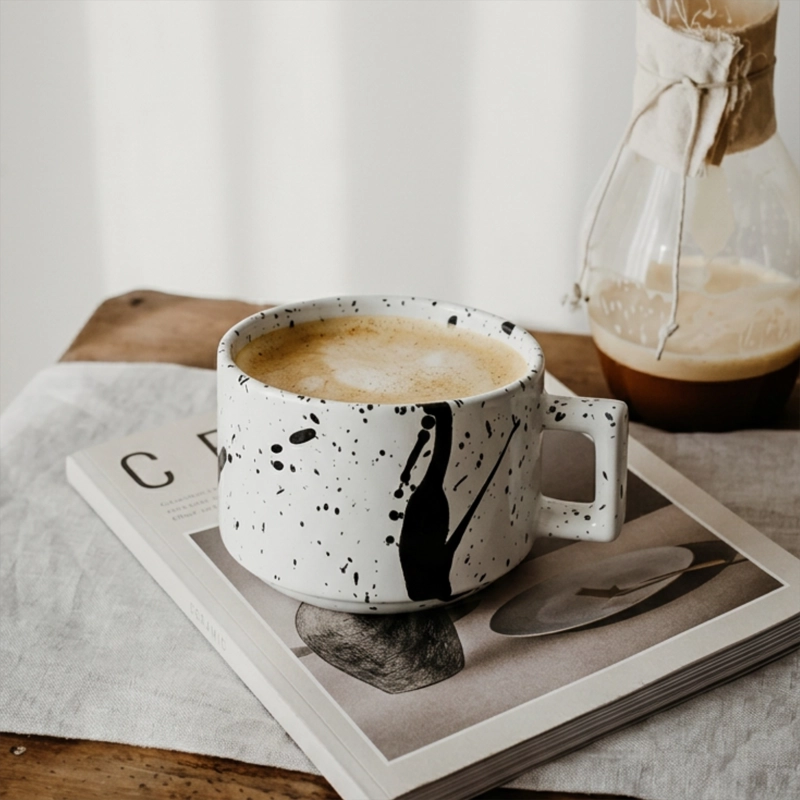 TAZA DE CERAMICA COW PAINT DE 250 ML - 1