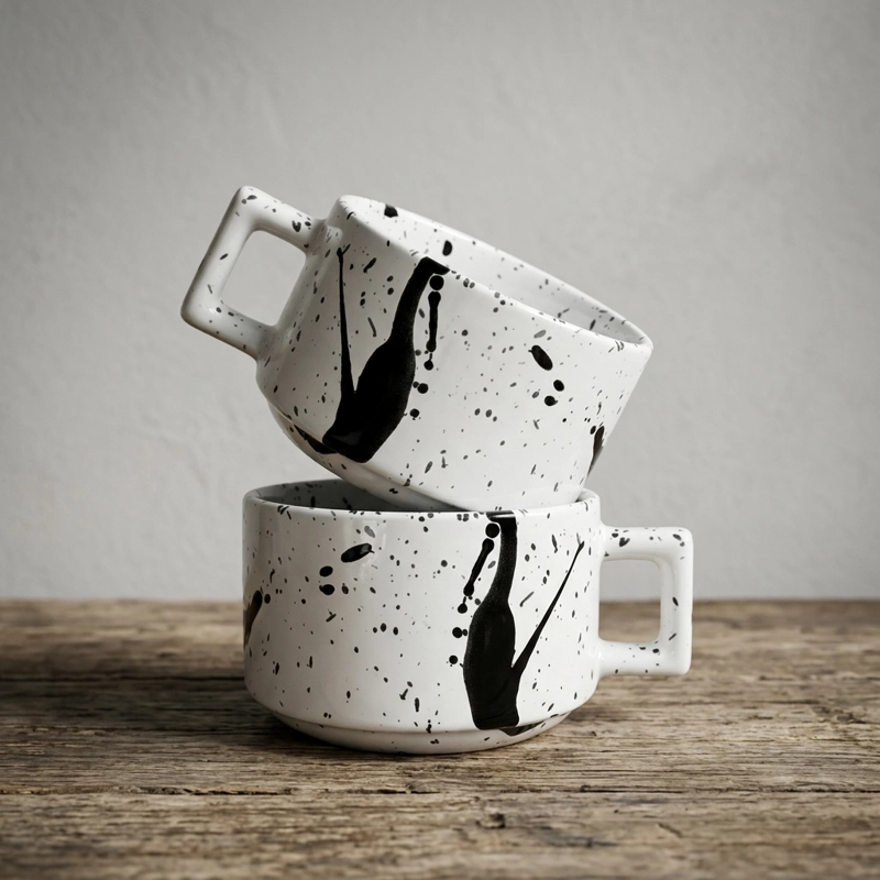 TAZA DE CERAMICA COW PAINT DE 250 ML - 5