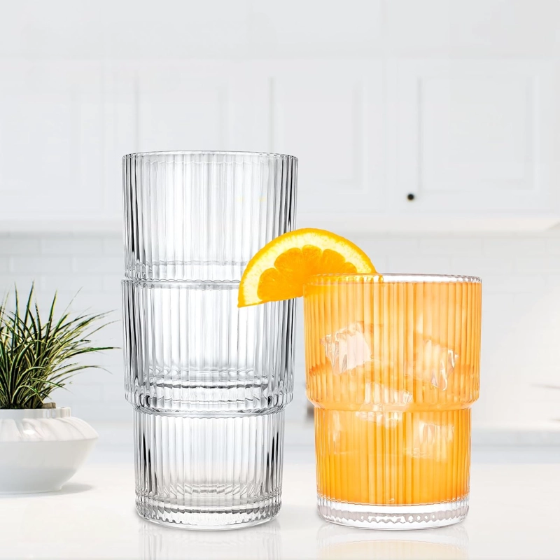 PACK DE 4 VASOS DE VIDRIO HIGHBALL DE 180 ML - 7
