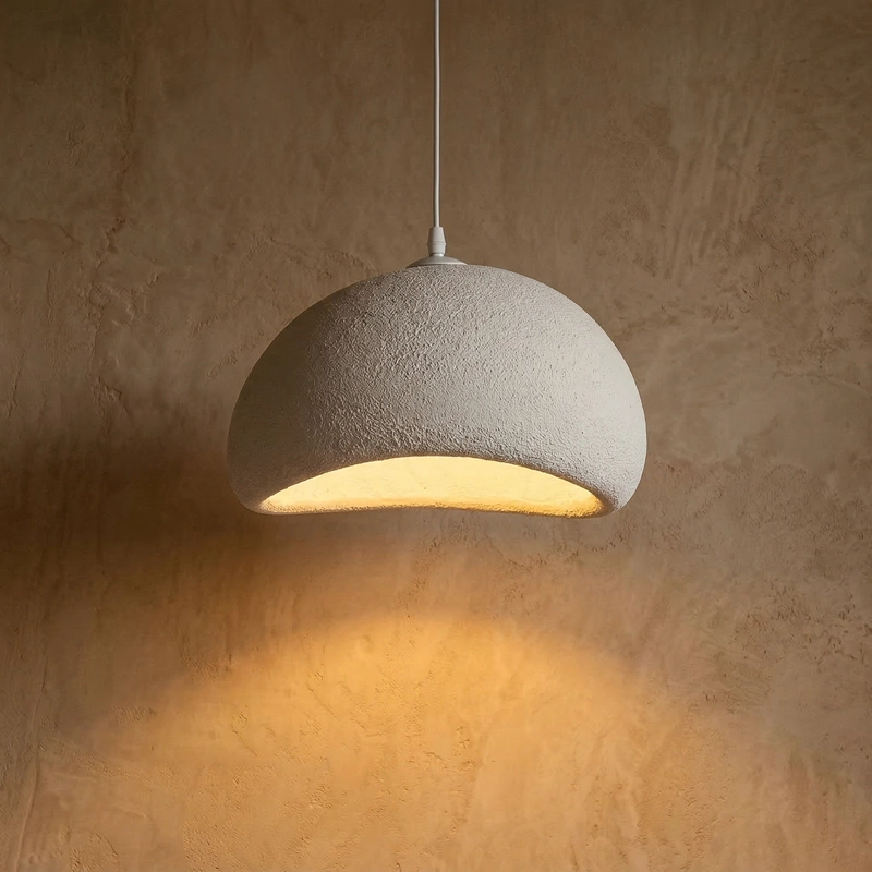 LAMPARA DE TECHO COLGANTE CREMA 60 CM - 1