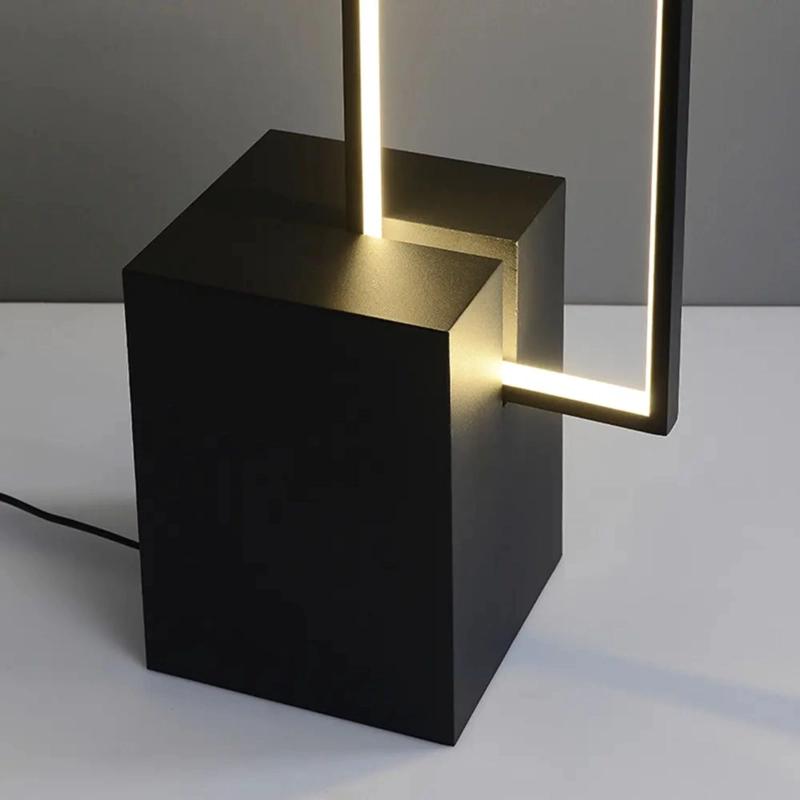 LAMPARA DE PIE LED RECTANGULAR 3 TIPOS DE LUZ LIVING - 7