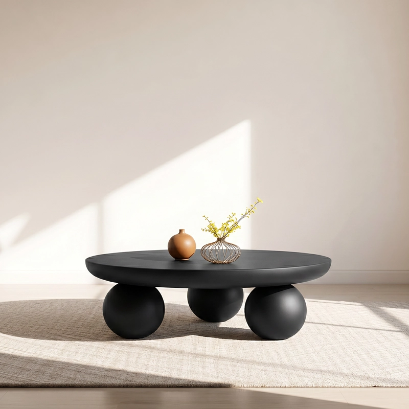 MESA DE CENTRO ORBIS MADERA NEGRA - 1