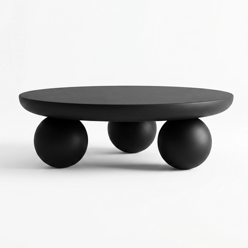 MESA DE CENTRO ORBIS MADERA NEGRA - 4
