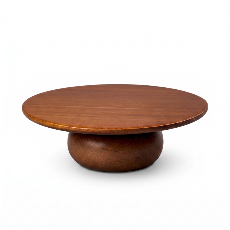 BANDEJA ELEVADA DE MADERA DE ACACIA LOW - 2