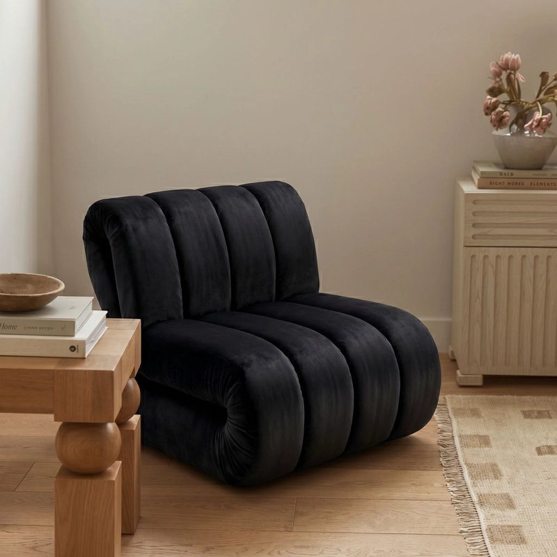 POLTRONA NORDICA CLOUDY NEGRA - 4