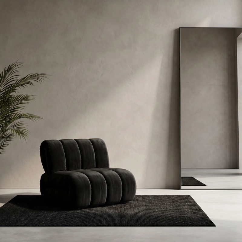 POLTRONA NORDICA CLOUDY NEGRA - 6