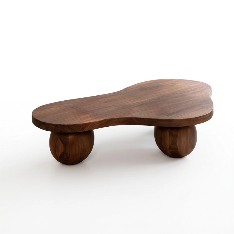MESA DE CENTRO DE MADERA CON FORMA DE  SPHERE - 2