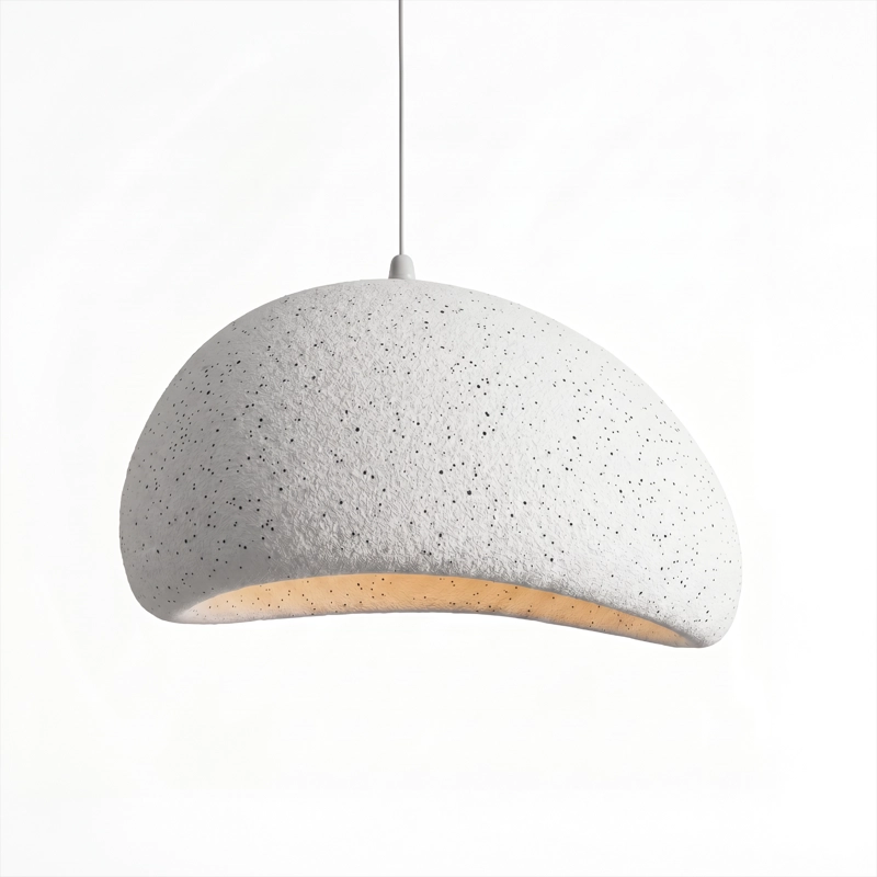 LAMPARA DE TECHO WABI SABI GRIS GRANITO LUNAR DE 50 CM - 2