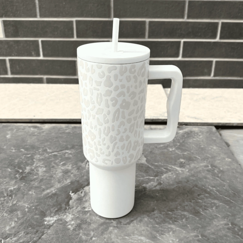 VASO TE RMICO BLANCO CON ESTAMPADO DE 1200 ML - 1