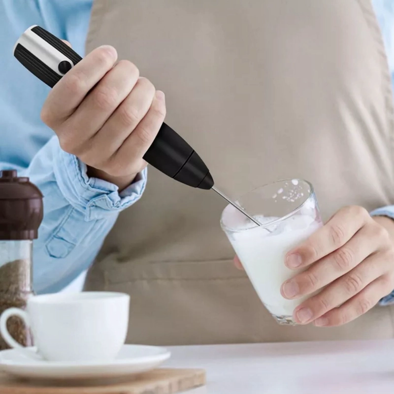 ESPUMADOR BATIDOR DE LECHE Y CAFE  INALAMBRICO CON SOPORTE - 8