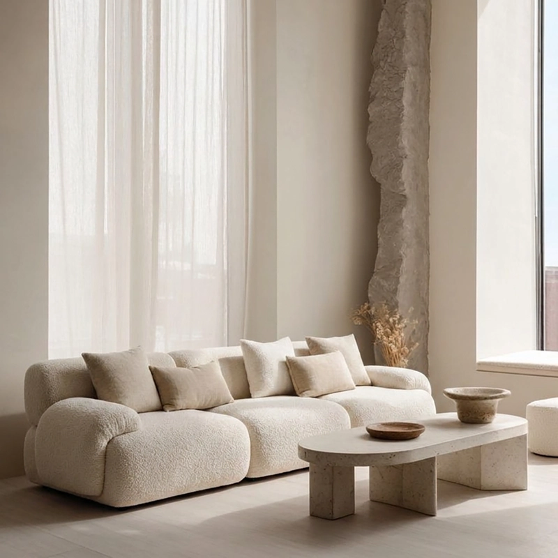 SOFA DE 3 CUERPOS DUNE BEIGE - 6