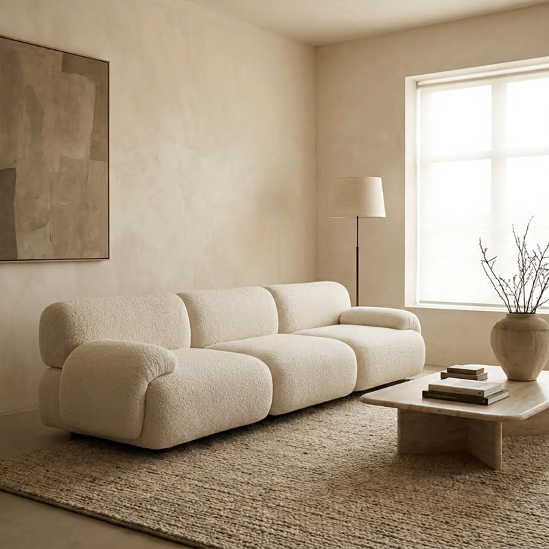 SOFA DE 3 CUERPOS DUNE BEIGE - 7