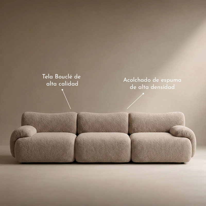 SOFA DE 3 CUERPOS DUNE ARENA - 4