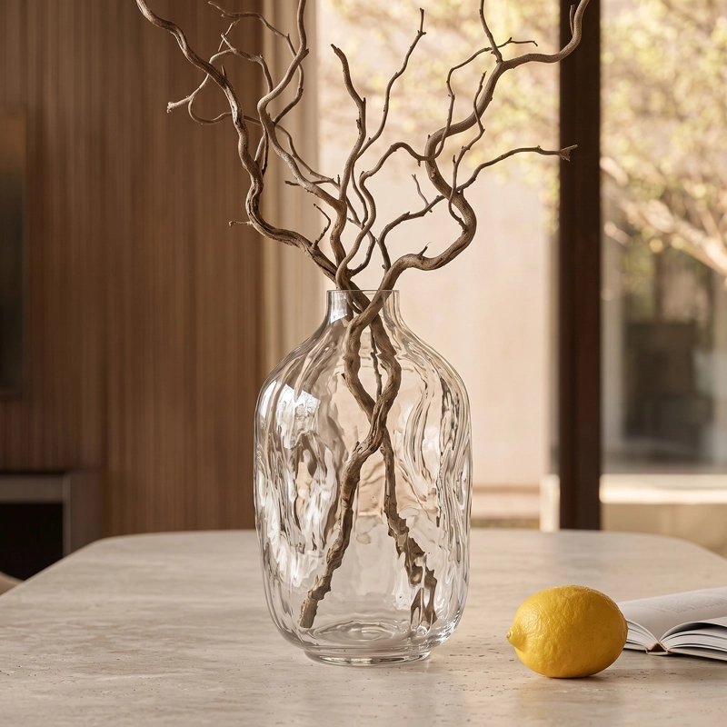 FLORERO WAVY TAMAÑO M JARRON ESTILO ORGANICO NORDICO JAPANDI MINIMALISTA - 5