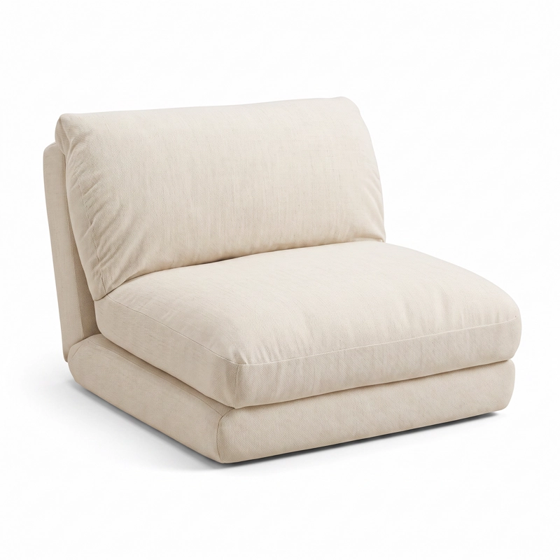 SOFA CAMA PLEGABLE CREMA - 2