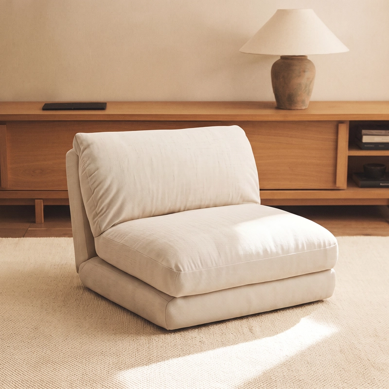 SOFA CAMA PLEGABLE CREMA - 5
