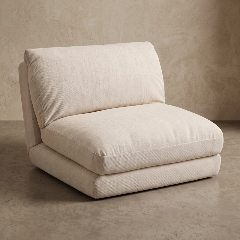 SOFA CAMA PLEGABLE CREMA - 7