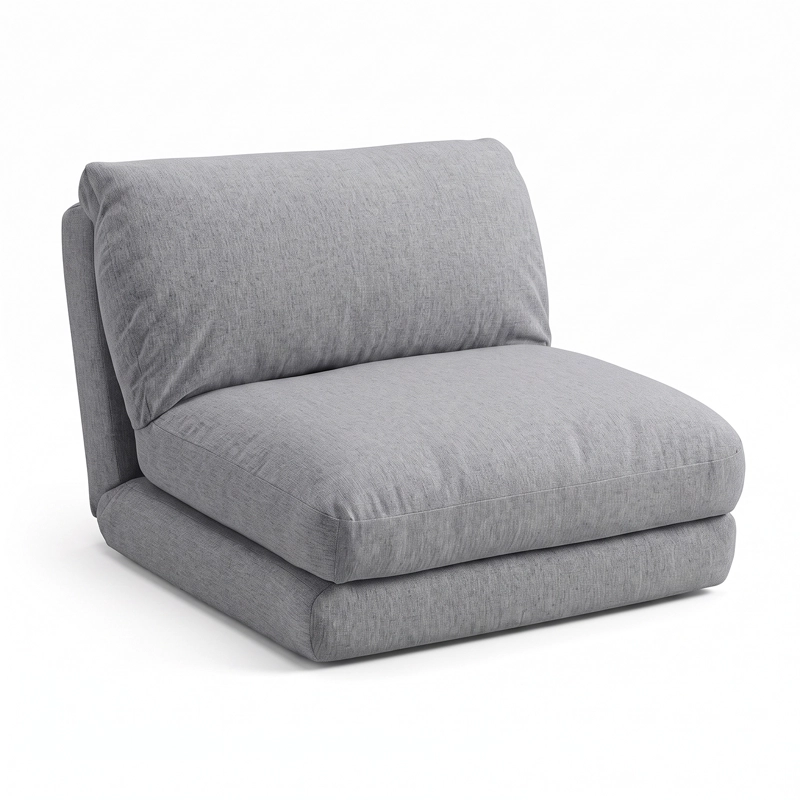 SOFA CAMA PLEGABLE GRIS - 2