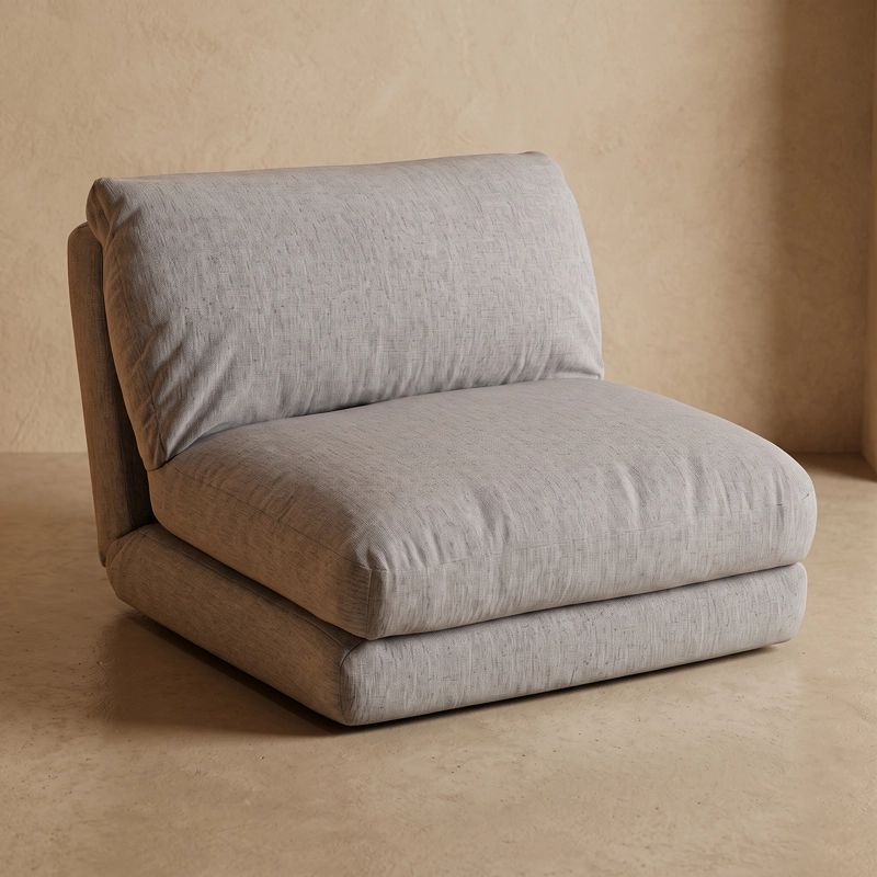 SOFA CAMA PLEGABLE GRIS - 5