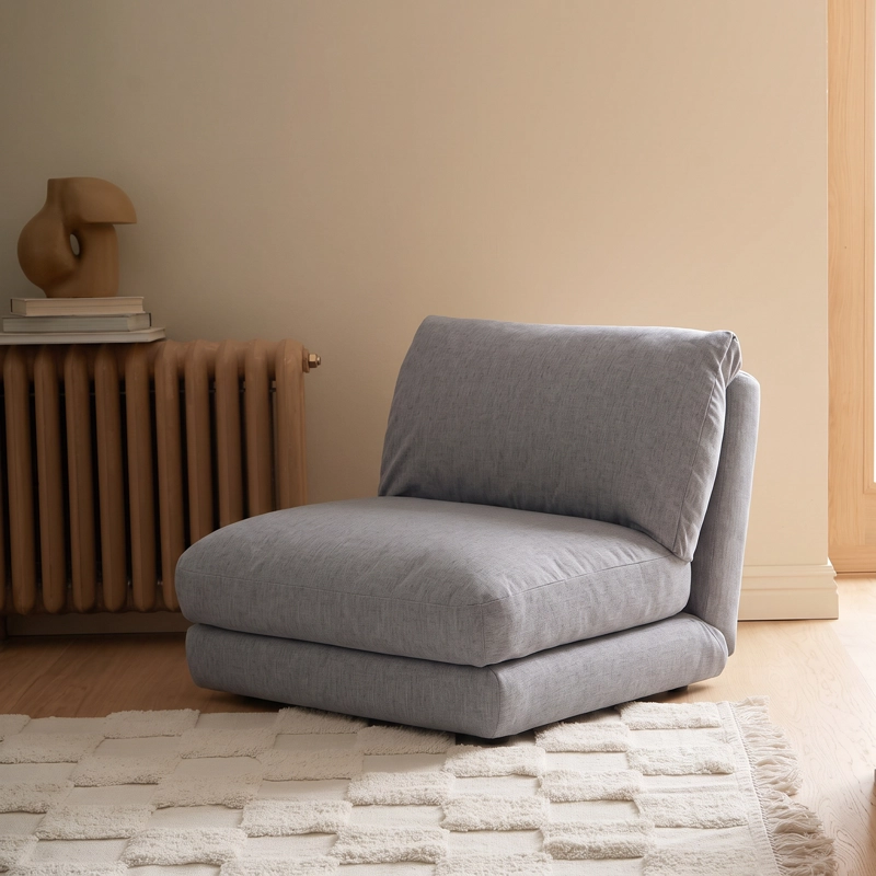 SOFA CAMA PLEGABLE GRIS - 6