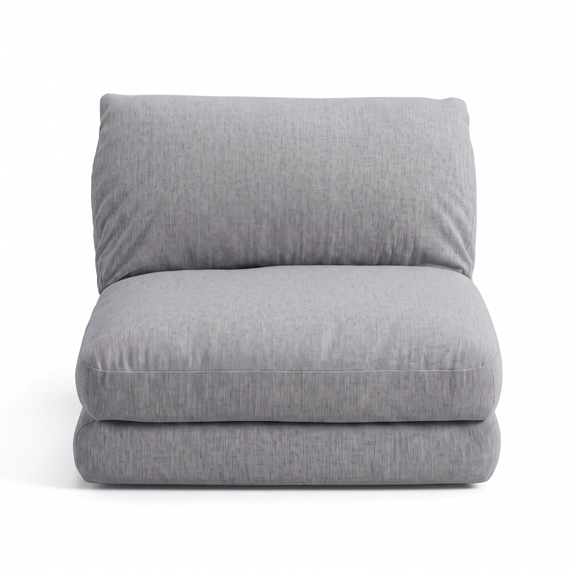 SOFA CAMA PLEGABLE GRIS - 9
