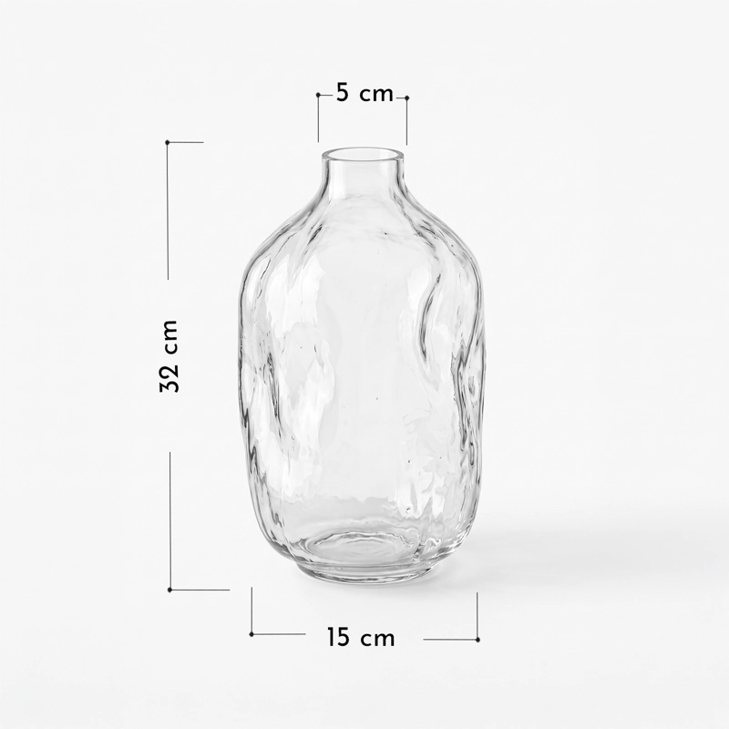 FLORERO WAVY TAMAÑO L ESTILO ORGANIC MODERN AESTHETIC NORDICO MINIMALISTA - 3
