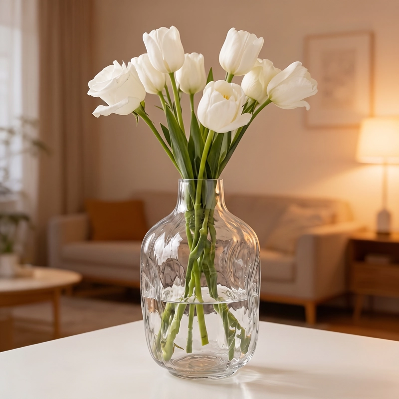 FLORERO WAVY TAMAÑO L ESTILO ORGANIC MODERN AESTHETIC NORDICO MINIMALISTA - 7