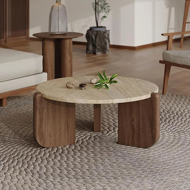 MESA DE CENTRO TERRA COLOR NUEZ DOBLE - 3