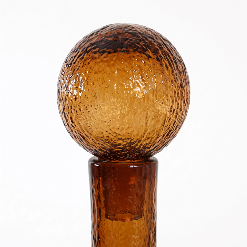BOTELLA FLORERO DE VIDRIO AMBAR FORMATO 50 CM - 9