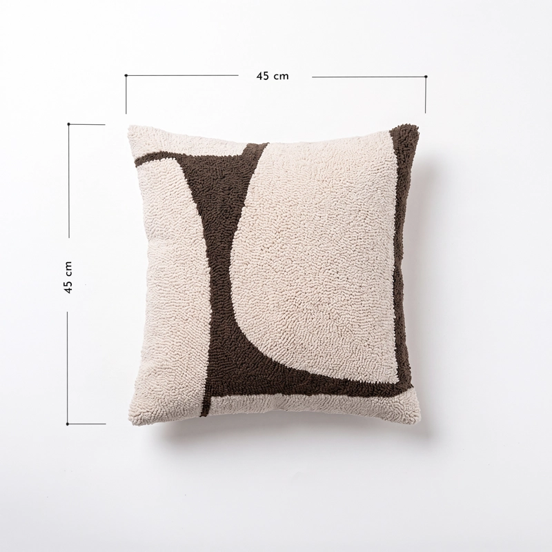 COJIN DECORATIVO CUADRADO TEXTURIZADO MOKA 45X45 CM - 3