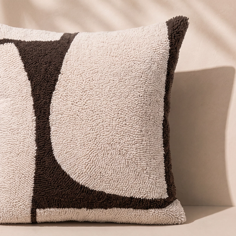 COJIN DECORATIVO CUADRADO TEXTURIZADO MOKA 45X45 CM - 9