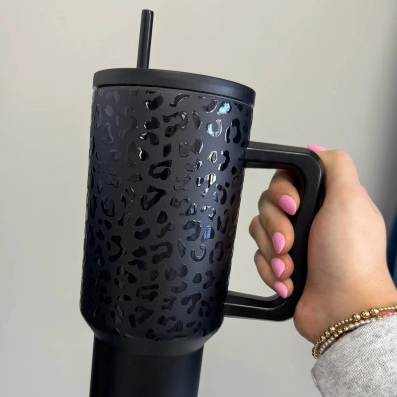 MUG VASO TE RMICO 1200ML 40OZ ACERO INOXIDABLE ASA  ANIMAL PRINT - 4