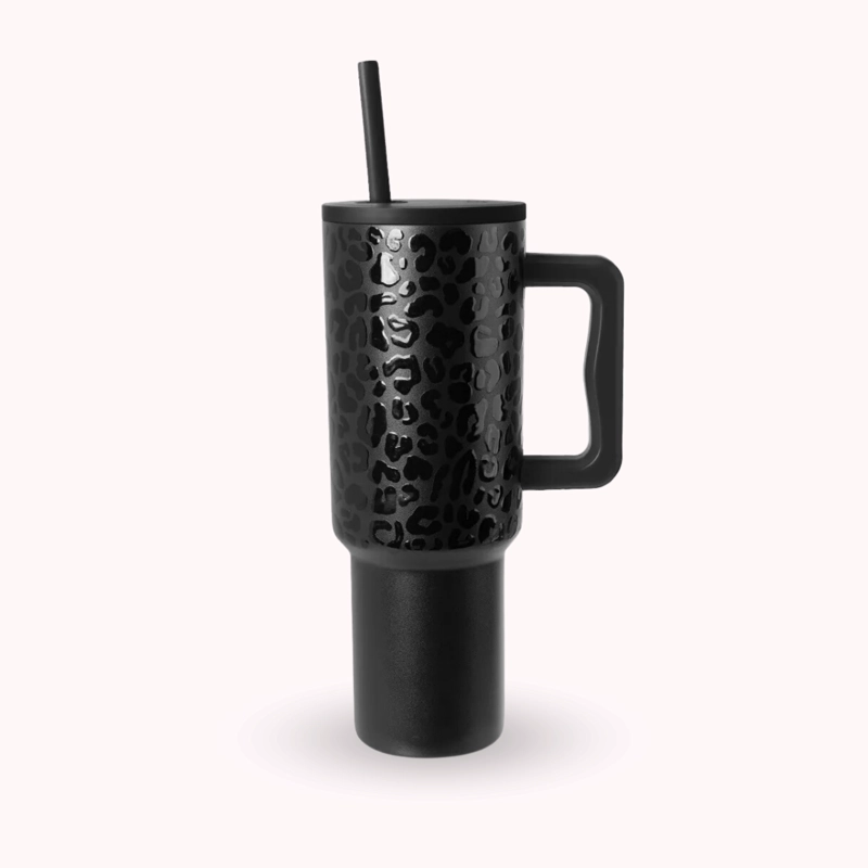 MUG VASO TE RMICO 1200ML 40OZ ACERO INOXIDABLE ASA  ANIMAL PRINT - 5