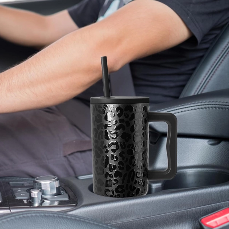 MUG VASO TE RMICO 1200ML 40OZ ACERO INOXIDABLE ASA  ANIMAL PRINT - 6
