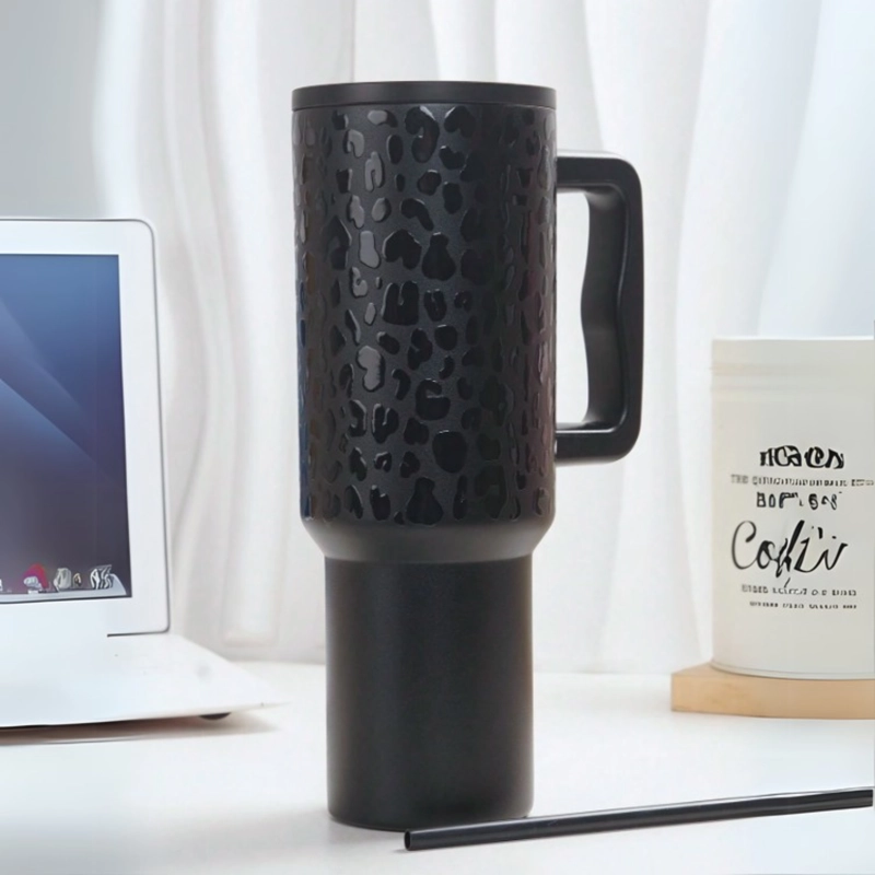 MUG VASO TE RMICO 1200ML 40OZ ACERO INOXIDABLE ASA  ANIMAL PRINT - 8