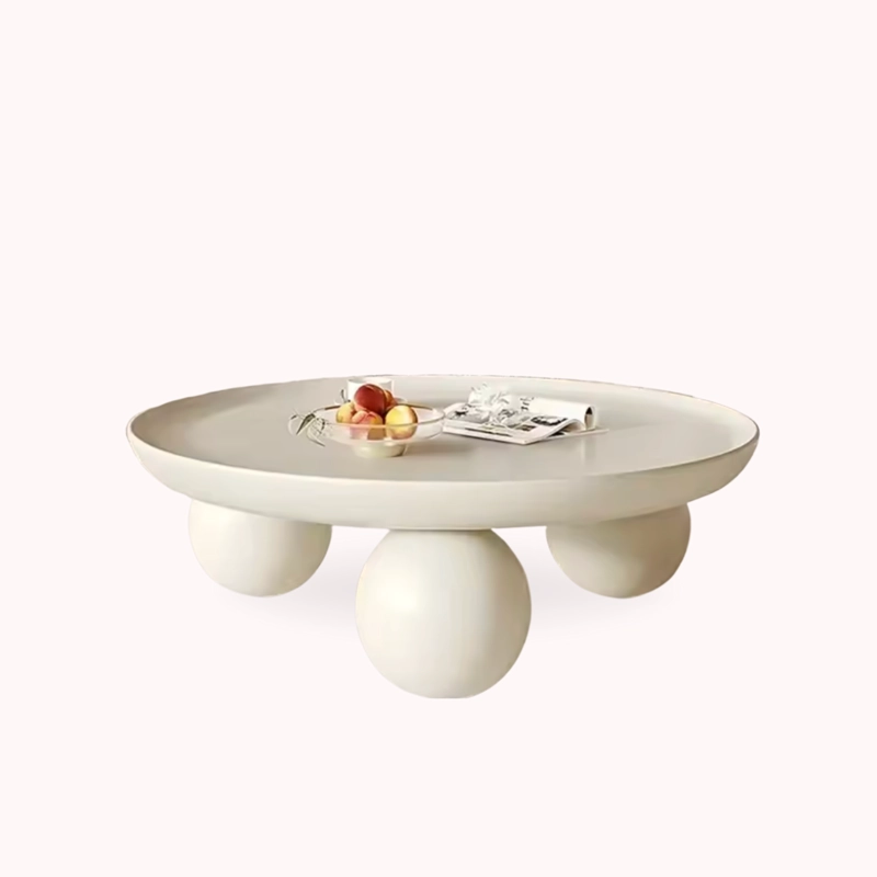 MESA LATERAL REDONDA ESCANDINAVA SPHERE ESTILO NORDICO JAPANDI MINIMALISTA - 7
