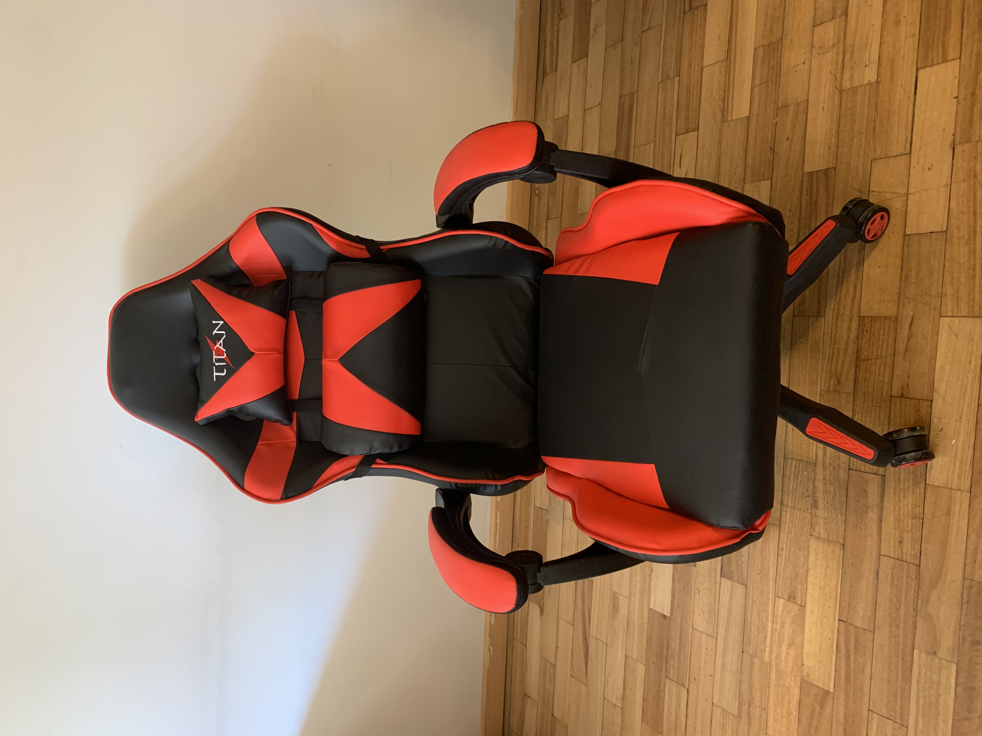 SILLA GAMER TITAN CLASICA ROJA - 3