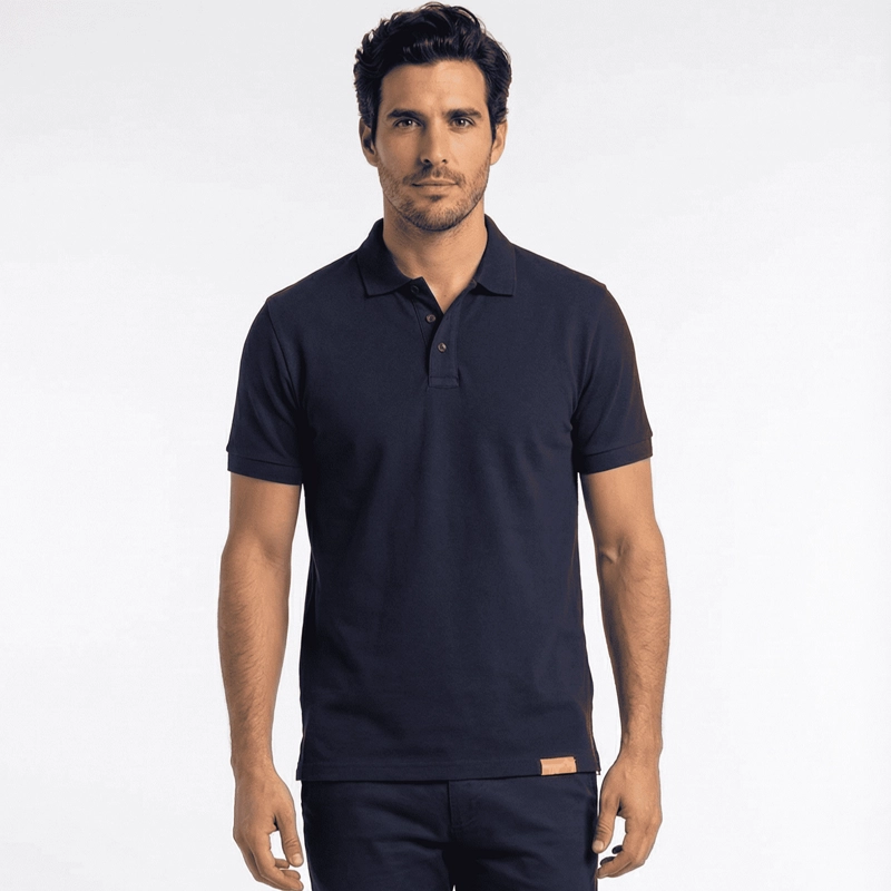 POLERA PIQUE  MANGA CORTA PREMIUM 60/40 IDEAL PARA BORDAR - 1