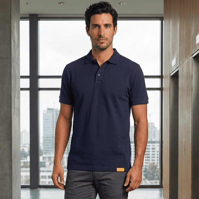 POLERA PIQUE  MANGA CORTA PREMIUM 60/40 IDEAL PARA BORDAR - 7