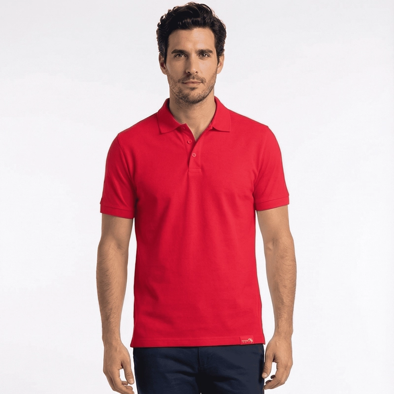 POLERA PIQUE  MANGA CORTA PREMIUM 60/40 IDEAL PARA BORDAR - 1